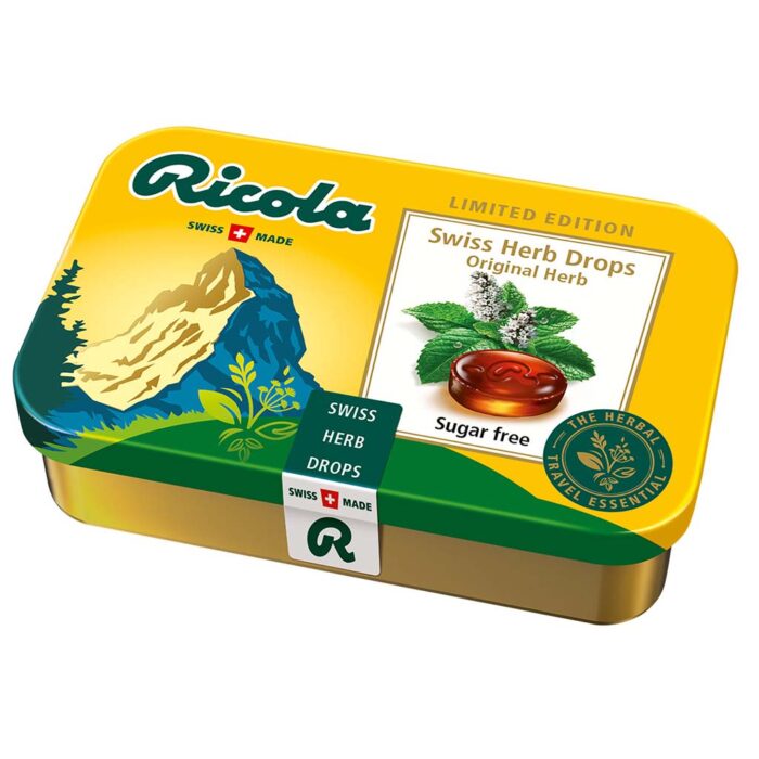 Ricola Original Sugarfree Herb Drops Tin-75g - Image 1