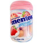 Mentos Yoghurt Fruit Flavour Chewy Dragees Bottle-120g