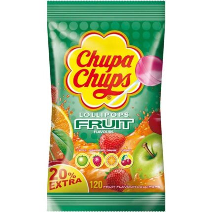 Chupa chups fruit lollipop-120gram (10 pieces)