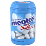 Mentos Chewy Dragees Mint Flavour Bottle-120g