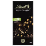 Lindt Swiss Classic Dark Chocolate with Hazelnuts-100gram