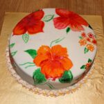 Floral Paint Cake