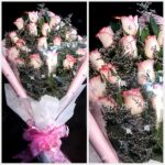 Light Pink Rose Flower Bouquet