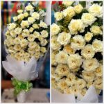 Light Yellow Mixed Rose Bouquet