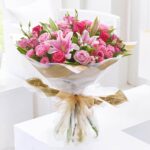 Rose and Lily Mixed Bouquet