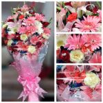 Mixed Gerbera Flower Bouquet