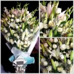 White Lily and Gladiolus Bouquet