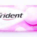 TRIDENT BUBBLEGUM SUGAR FREE GUM 1 PIECE