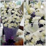 Mixed White Gerbera Flower Bouquet