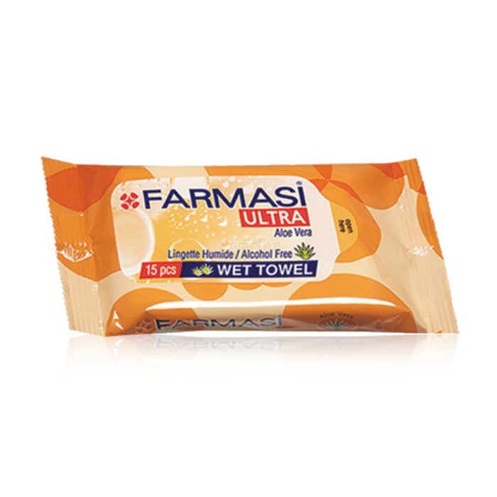 Farmasi Ultra Aloe Vera Wet Towel - Image 1