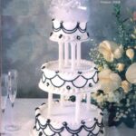 Simply Black and white Cake - customfieldsforall