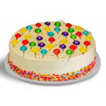 Balloons Piping Jelly Cake