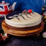 Half Chocolate Half Vanilla Cake