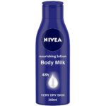 Body Lotion for Very Dry Skin, Nourishing Body Milk with 2x Almond Oil